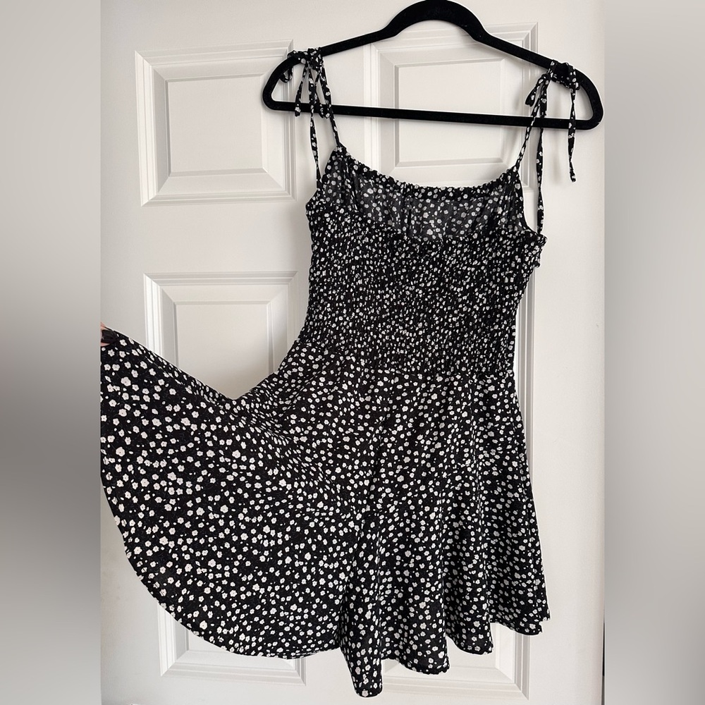 Black & White Floral Romper - Size Small - Picture 9 of 11